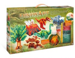 DINOSART - ENSEMBLE DE PERLES À REPASSER - 3D (MÉGA ENSEMBLE) (HAMA)
